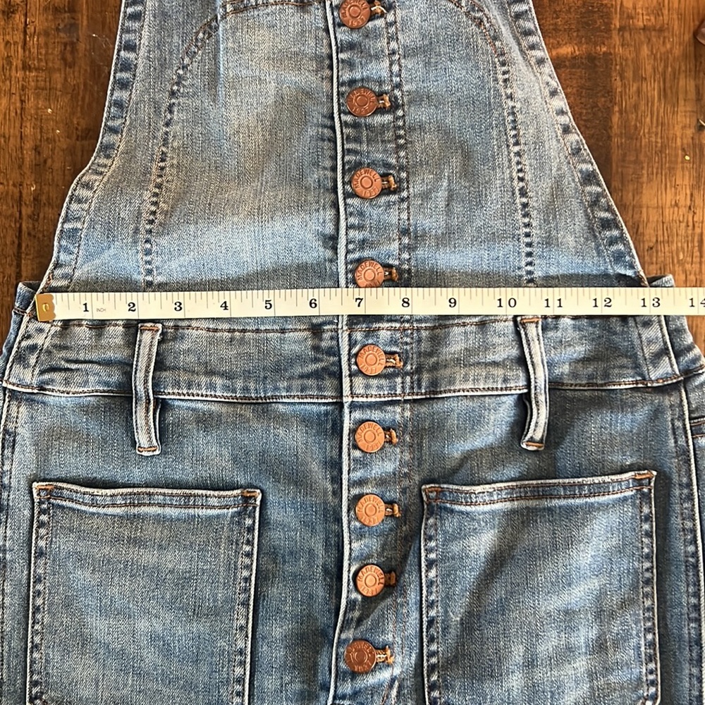 Madewell Button Front Overalls - Picture 9 of 10